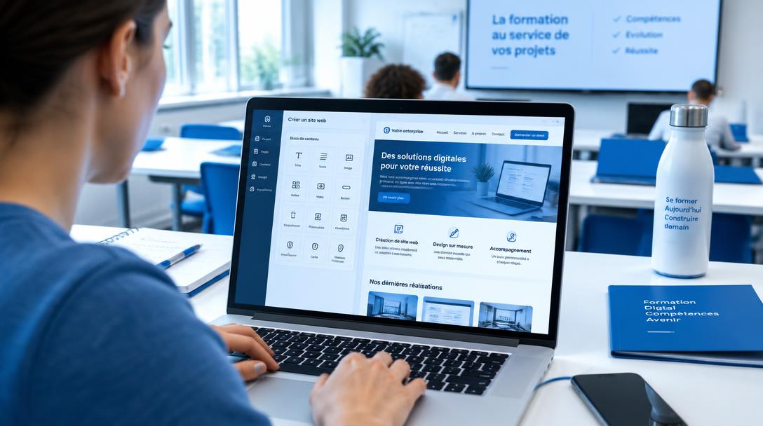 Site web WordPress — formation CPF à Maubeuge, Sambre Avesnois